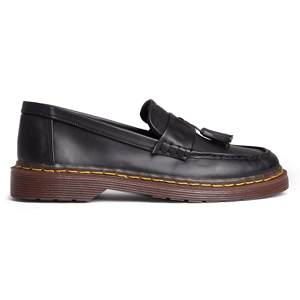 GAYLE BLACK |ManNeedMe x Jack| Sepatu Loafers Pria Formal Slip On ORIGINAL