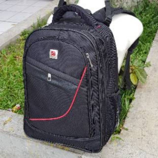 Tas Ransel Pria Laptop hitam 5533 Tas Ransel Wanita Backpack Cewek Ransel Pria Ransel Kasual Perjalanan Sekolah Laptop Pria Multifungsi Tahan Air Tas Oxford Ransel Olahraga Luar Ruangan Hitam