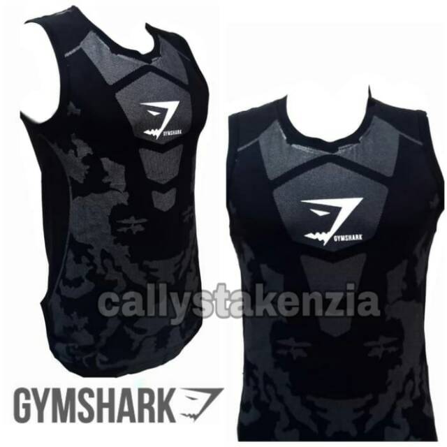 jual Singlet BODY GYMSHARK kaos training gym fitnes pria