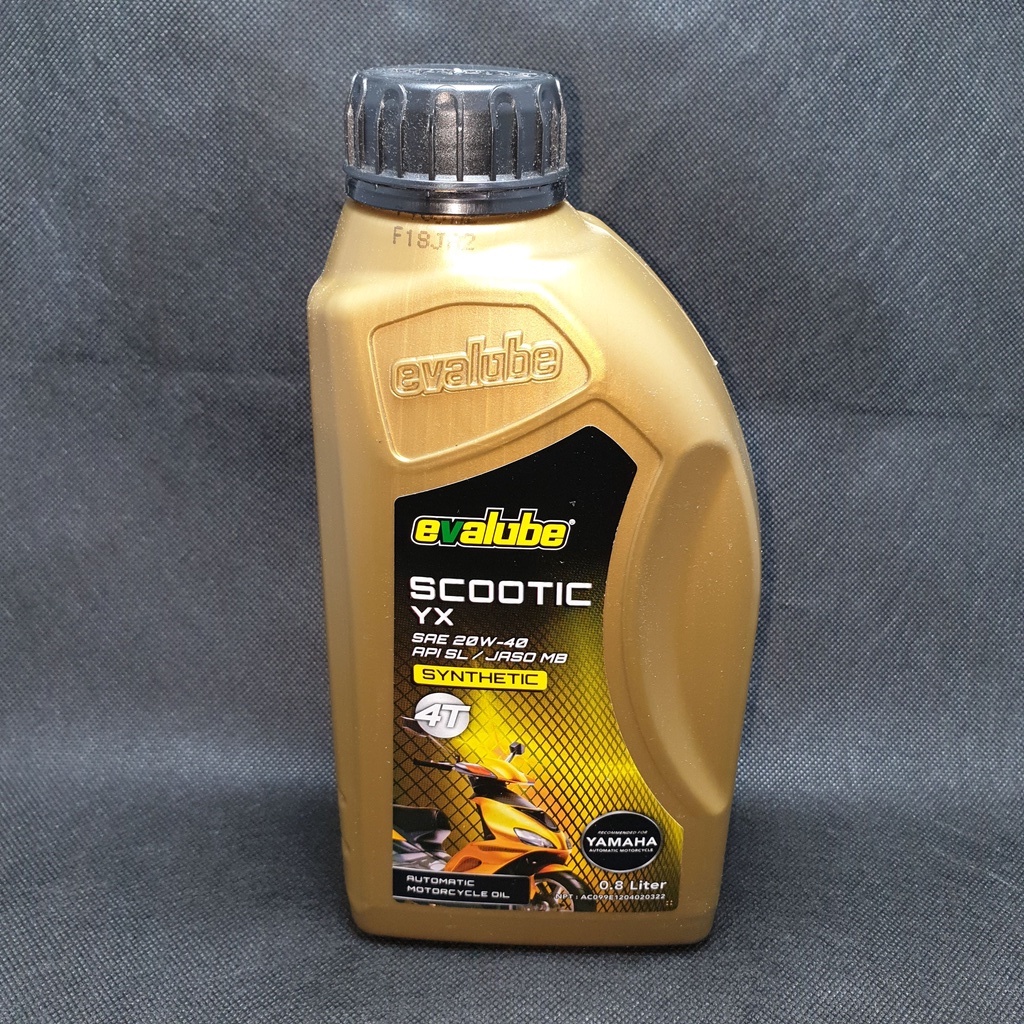 OLI EVALUBE SCOOTIC YX 20W-40 800ML / 0.8L OLI MOTOR MATIC EVALUBE