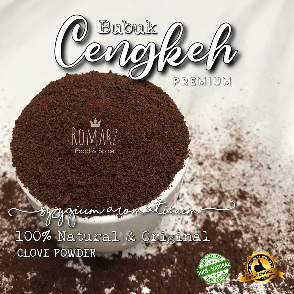 

CENGKEH BUBUK MURNI ASLI PREMIUM 100gr | PURE CLOVE POWDER 100gr