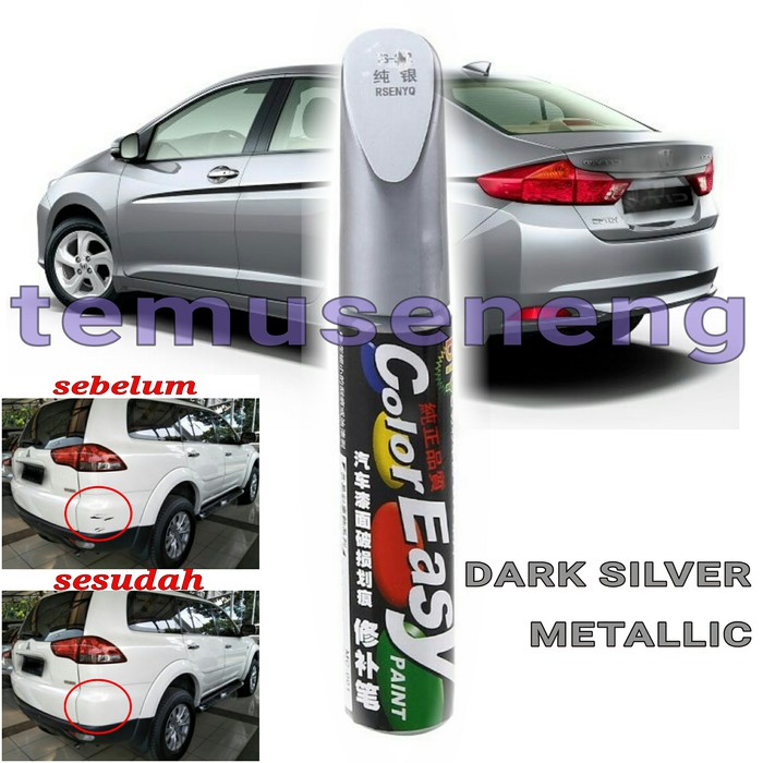 Spidol Mobil Cat Warna Silver Metalik Metalic Penghilang Baret