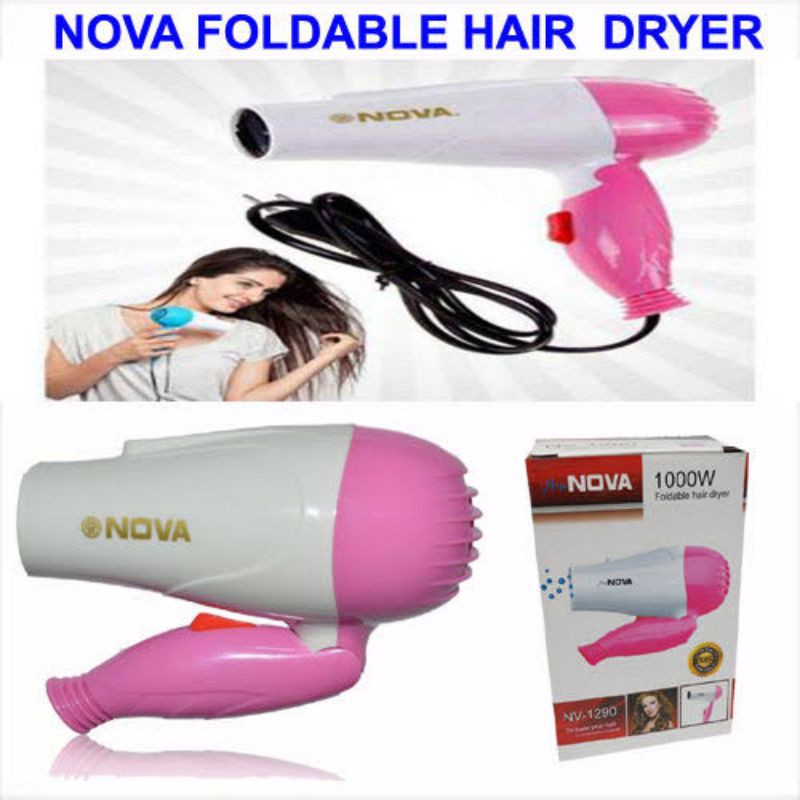 NOVA FOLDABLE HAIR DRYER PENGERING RAMBUT