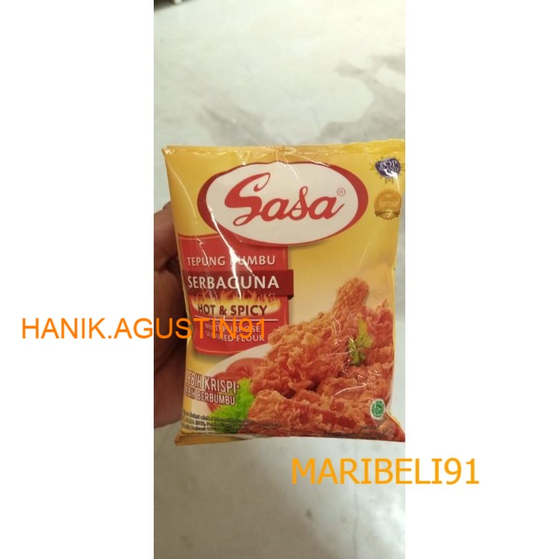 

Sasa TEPUNG BUMBU SERBAGUNA HOT SPICY ISI 5 SACHET maribeli91