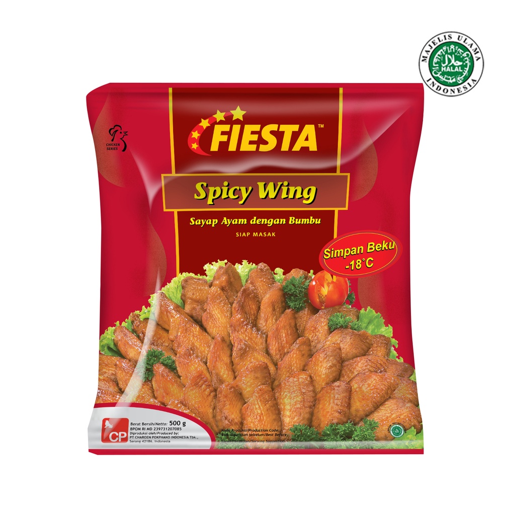 Fiesta Spicy Wing 500gr, Halal