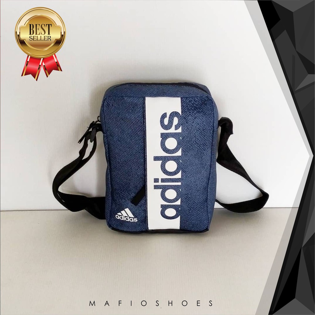 TAS ADIDAS LINEAR SELEMPANG CORAK NAVY/TAS ADIDAS/TAS SELEMPANG/TAS IMPORT/TAS PRIA/TAS WANITA