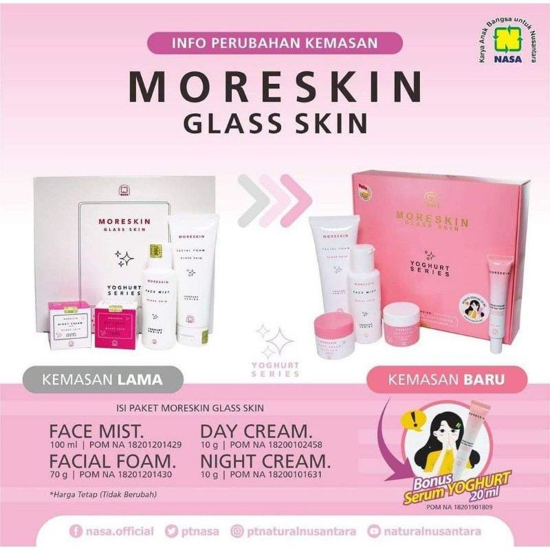 Glaskin, moreskin glaskin, glaskin nasa