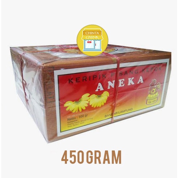 

NEW Keripik Pisang Kepok Aneka Yen-Yen Lampung Box 450g - Coklat