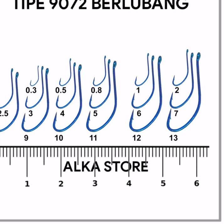 ㄵ Kail Pancing Biru Neo Carbon 9072 Berlubang