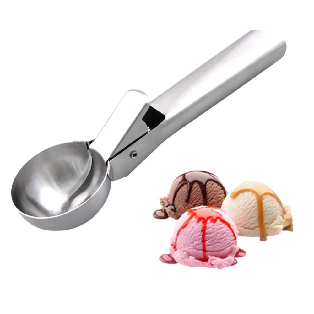 Hot Sale/Penggali Bola Es Krim Stainless Steel/Sendok Es Krim Anti Lengket/Sendok Kentang Semangka Aksesoris Dapur