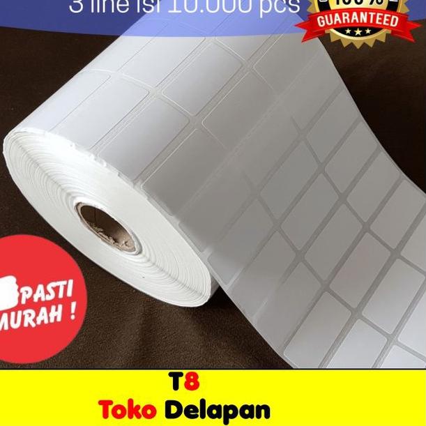 

Kekinian LABEL BARE 33 X 15 3 LINE KERTAS STICKER LABEL SEMICOATED 33x15 케