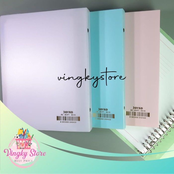

Produk Binder Note Joyko A5-Mhpt-M516 Pastel Terbatas