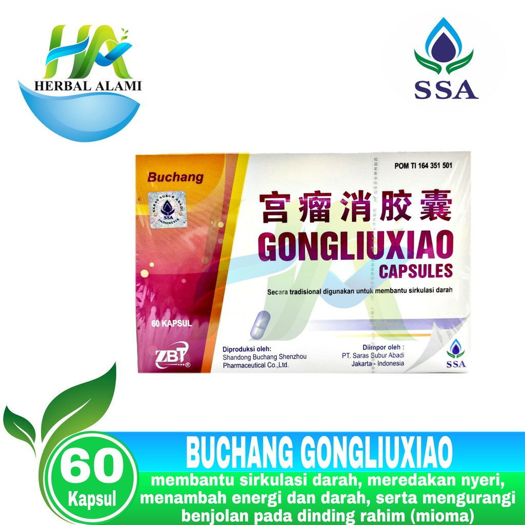 Buchang Gongliuxiao Capsule - Obat Miom/benjolan pada dinding rahim