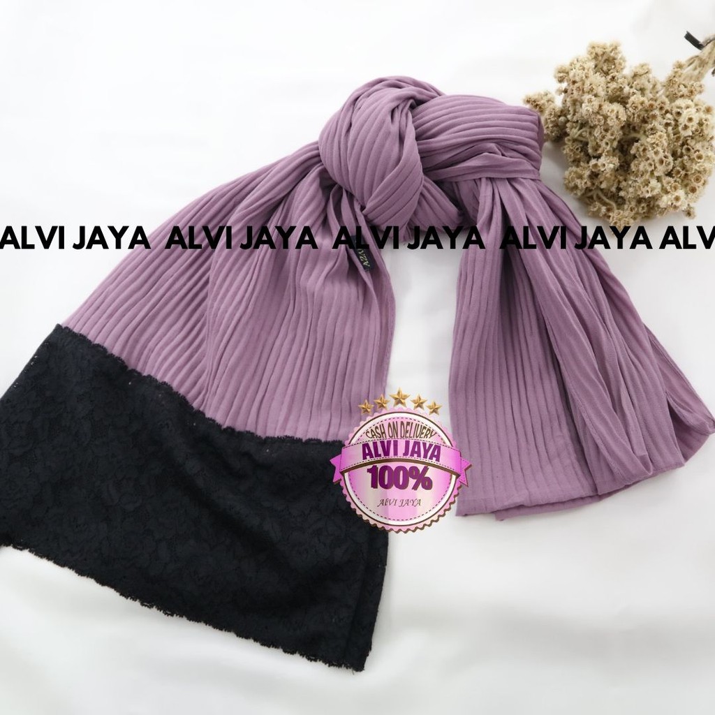 PASHMINA PLISKET RENDA TERMURAH / JILBAB PASHMINA PLISKET TERBARU / PASHMINA PLISKET IMPORT-3