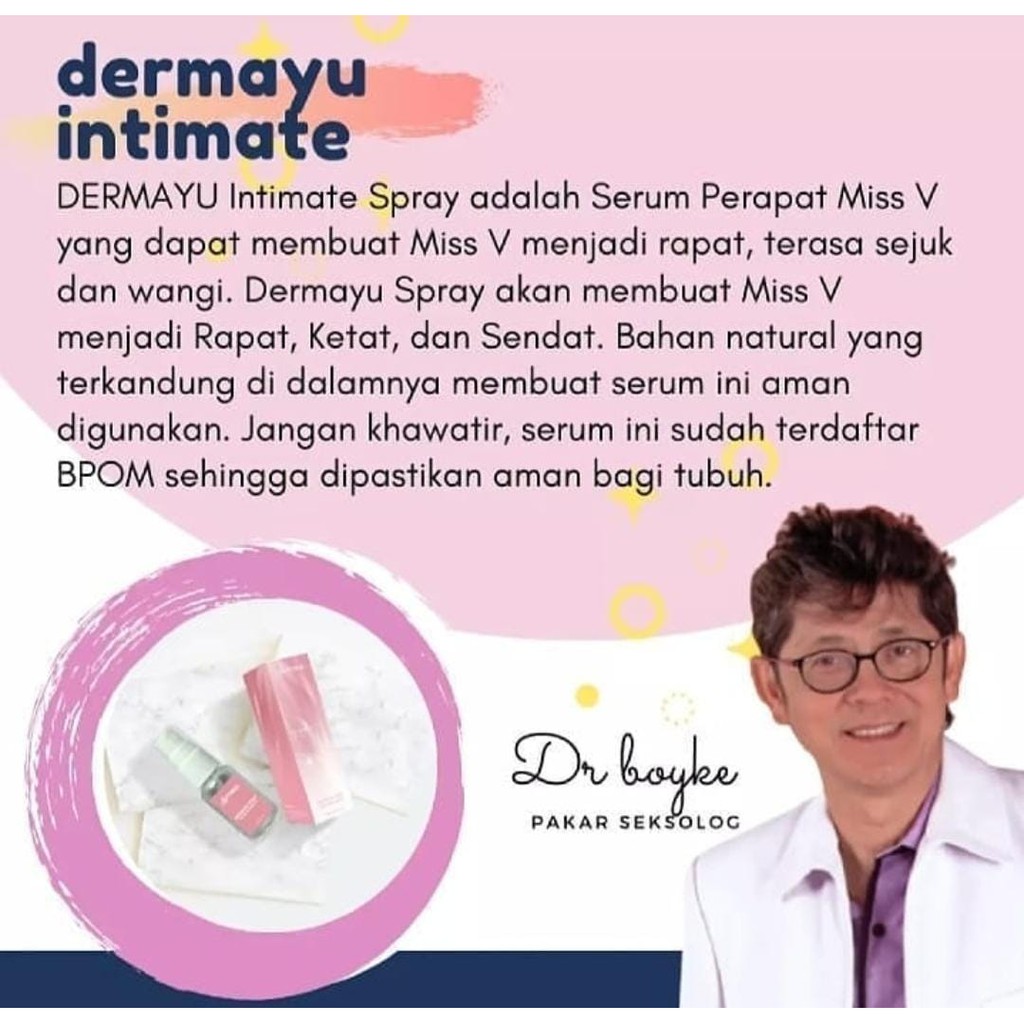 PERAPAT MISS V PERMANEN SERUM DERMAYU INTIMATE SPRAY 20ML PERAPAT VAGINA PARFUM MISS V RAPET VAGINA