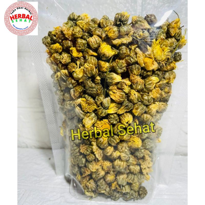 

Teh KUNCUP 100 Gram - 胎菊花 Hang Ju Hua Rui Baby Chrysanthemum Flower Tea Kuntum