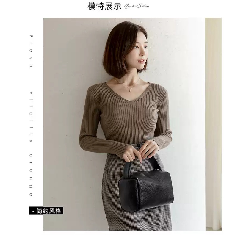 BTSO (( COD )) Tas Selempang Import Wanita Tas selempang Kekinan Ala Korea Tas Bahan Kulit Jeruk Papirut