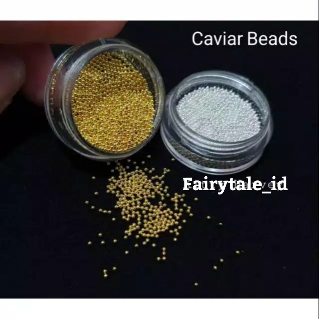 Caviar beads | Nail art