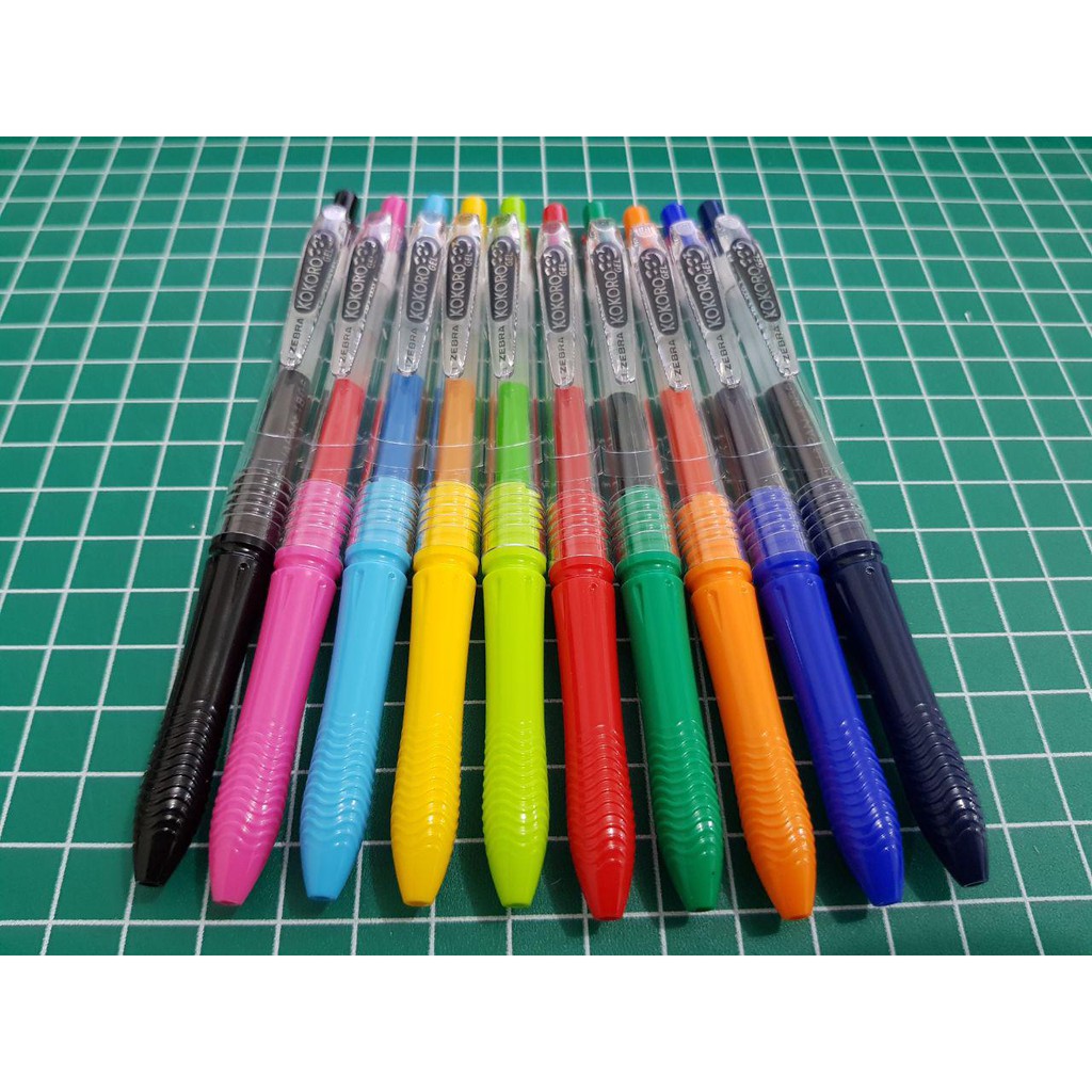 Pulpen Gel Kokoro / Zebra Kokoro Color 0,5mm