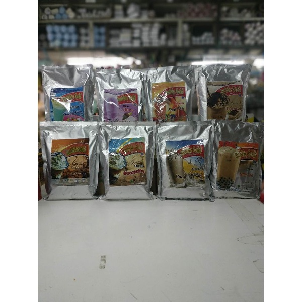 

ES BLENDER Berbagai Macam Rasa Merek " Bubble Gold " Kemasan 1 Kg