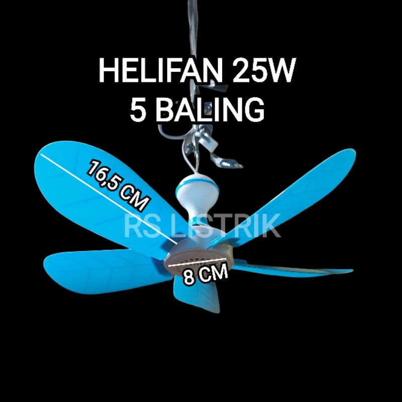 Kipas Angin Gantung Helifan 25W 25 WATT MINIFAN