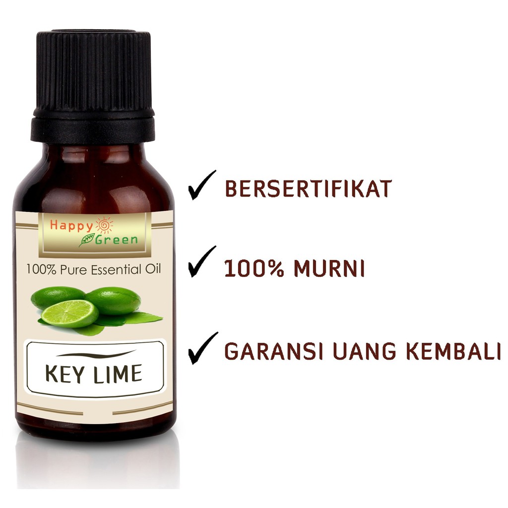 Happy Green Key Lime Essential Oil  - Minyak Jeruk Key Lime