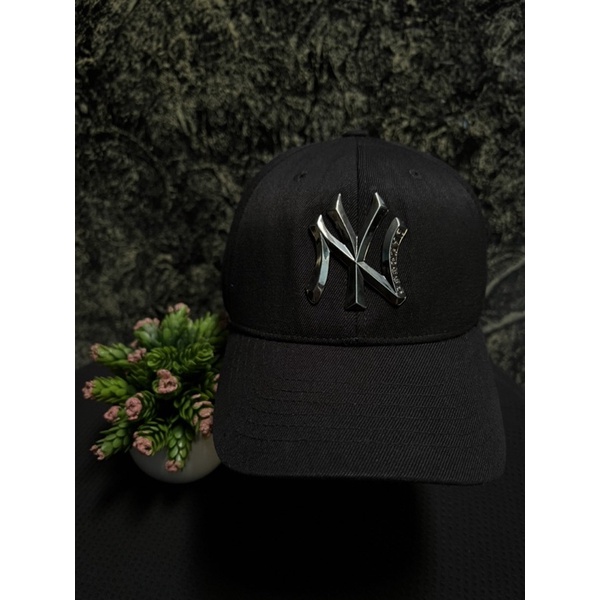 Topi MLB NY logo besi ori