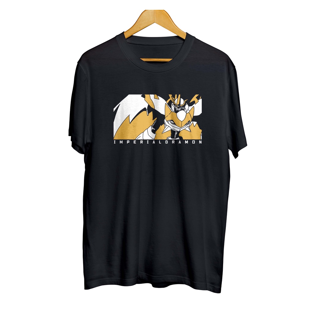Kaos distro anime MODE PALADIN  IMPERIALDRAMON - DIGIMON SERIES material cotton combed 30s