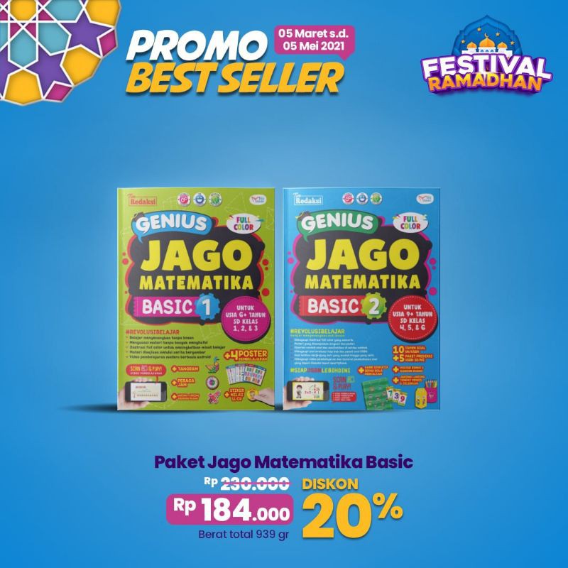 (BISA NEGO)Paket Jago matematika