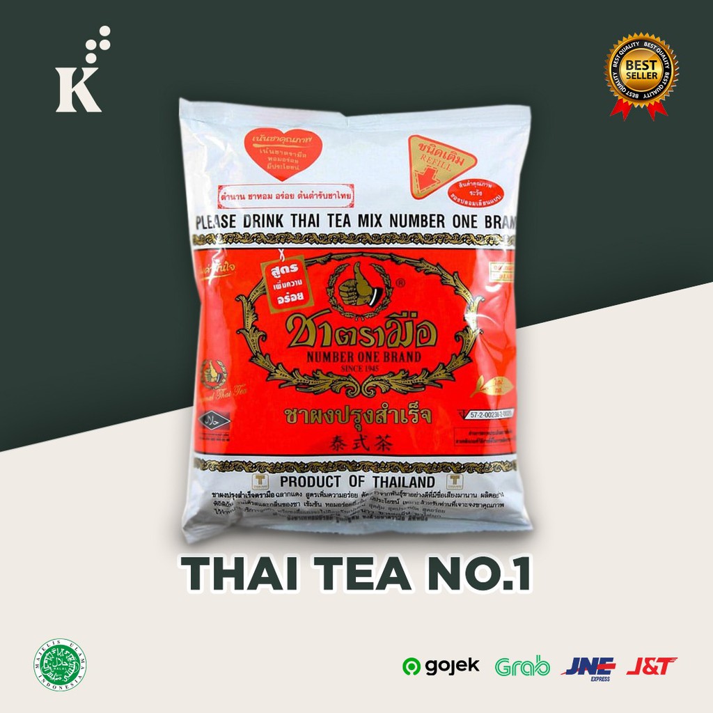 Thai Tea Number One Brand ASLI Import Thailand Murah Terbaik