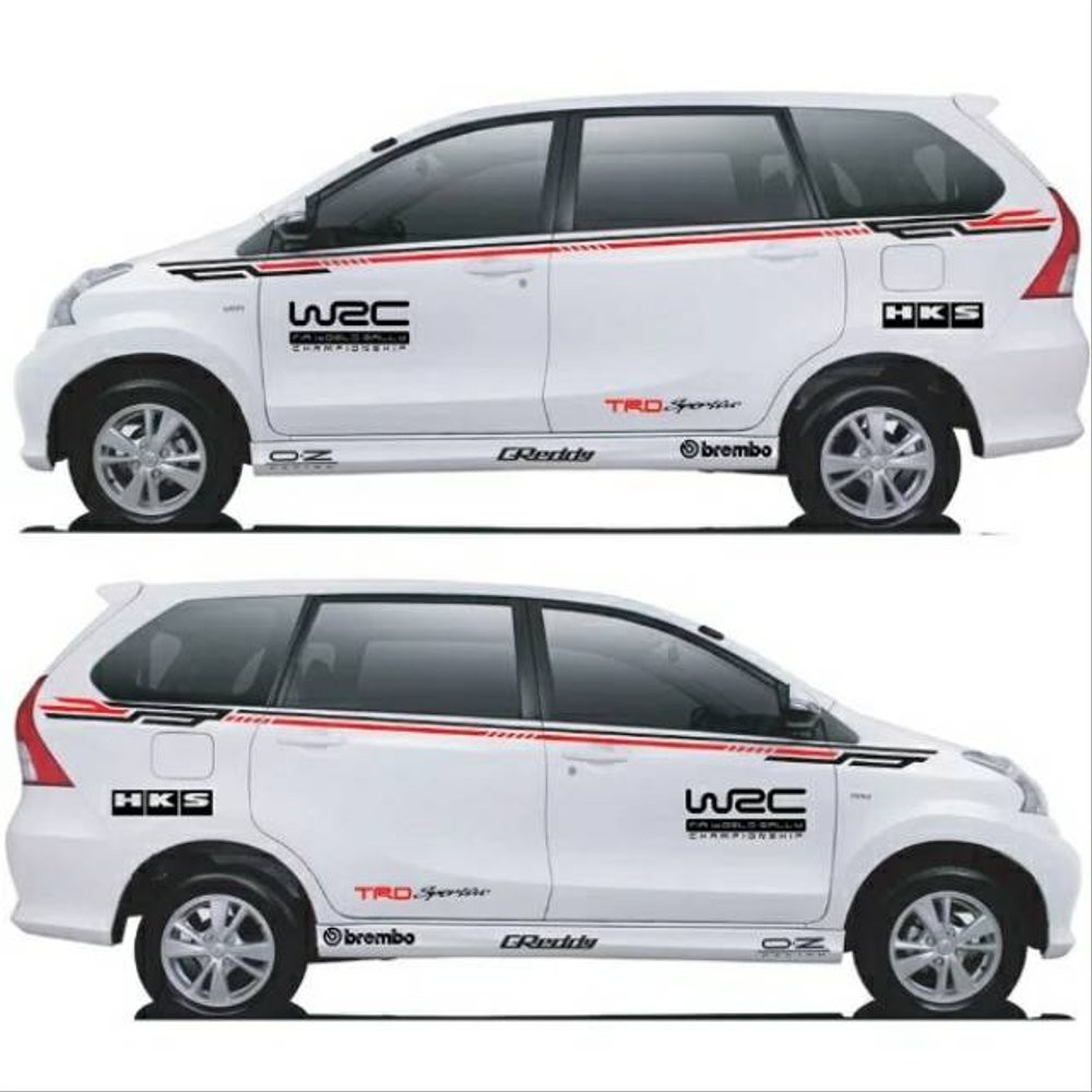 Stiker sticker Variasi Mobil Avanza XENIA stiker mobil keren