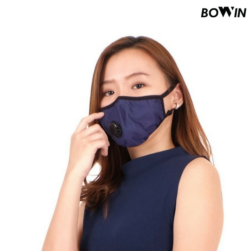 Masker Bowin Hitam N95 CV Masker Kesehatan/Masker Polusi/Masker Motor