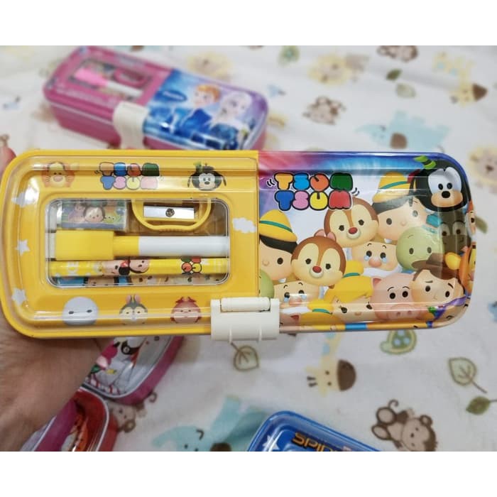 

Kotak pensil besi karakter 2 tingkat (XD 3323)