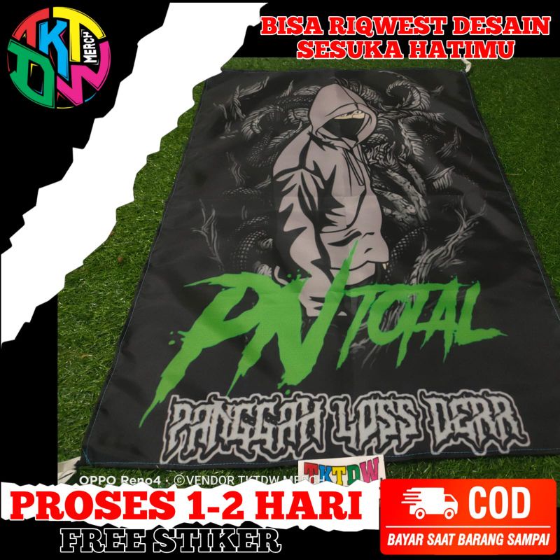 BENDERA PAGAR NUSA MURAH READY STOK BANYAK SIAP KIRIM ( PN TOTAL )