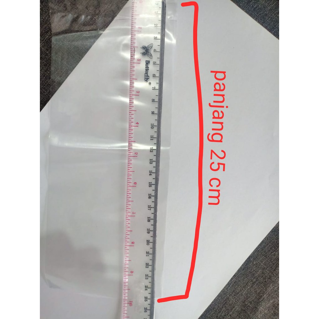 GROSIR!!! PLASTIK PP BENING 0.4 MM UKURAN 10 X 25 MURAH