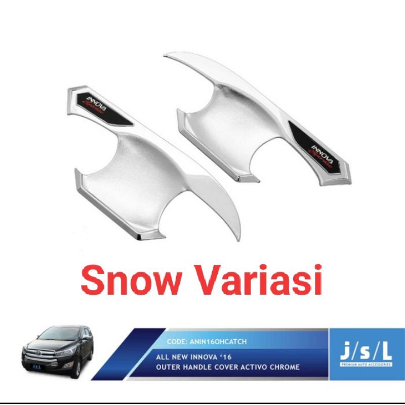 New Innova 2016 mangkok pintu outer handle cover Activo chrome JSL