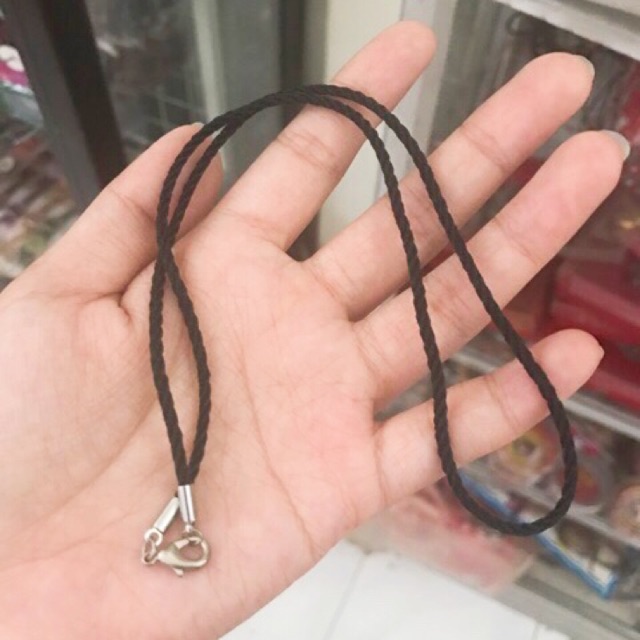 promo tali kalung (hitam.merah.coklat) tebal model baru