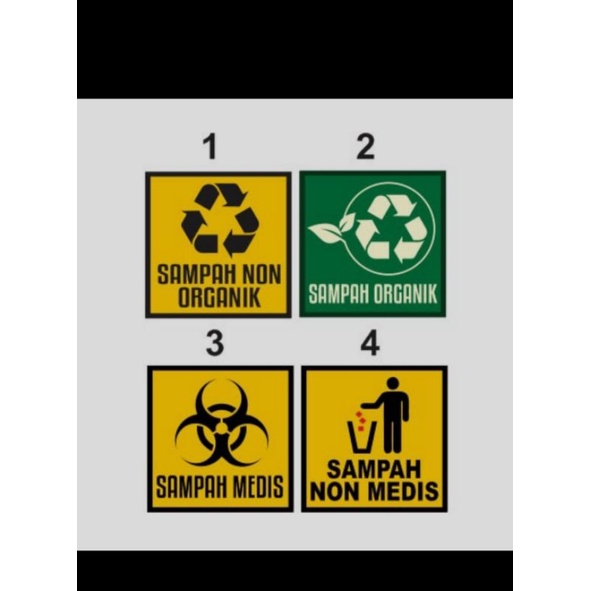 Sticker Sampah Medis