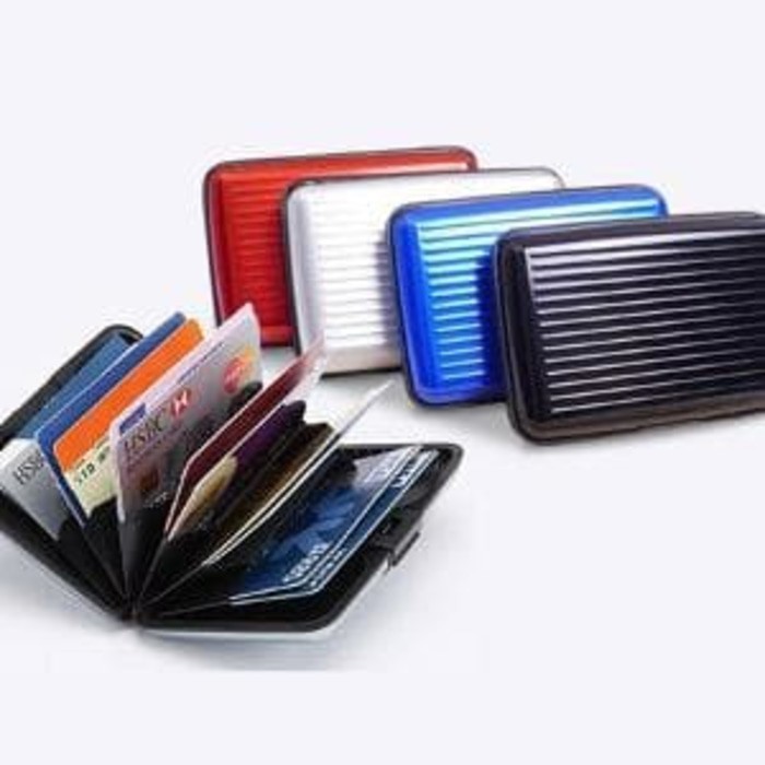 Dompet Kartu Elegan / Dompet Kartu Aluminium / Card Holder / Organizer
