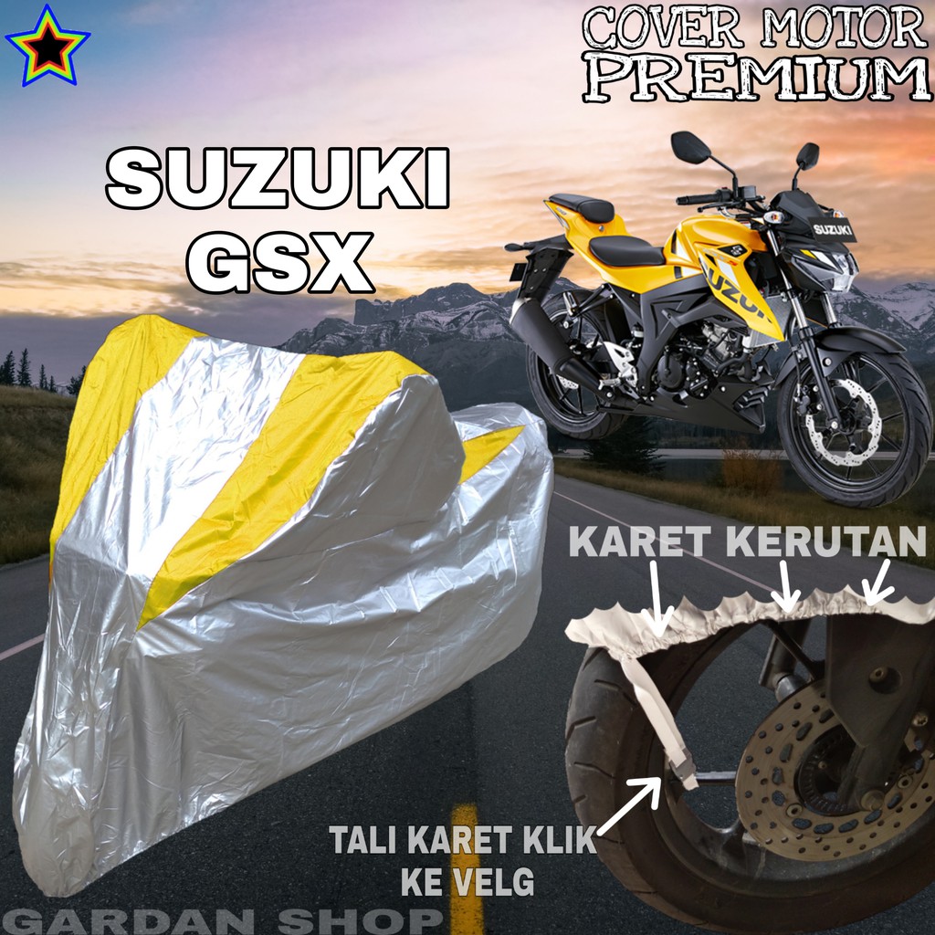 Sarung Motor SUZUKI GSX Sliver KUNING Body Cover Suzuki PREMIUM