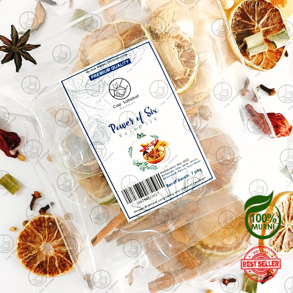 7 Hari Teh Herbal Power of SIX (POS) / Kekebalan Tubuh / Peningkat Imun Kemasan Praktis