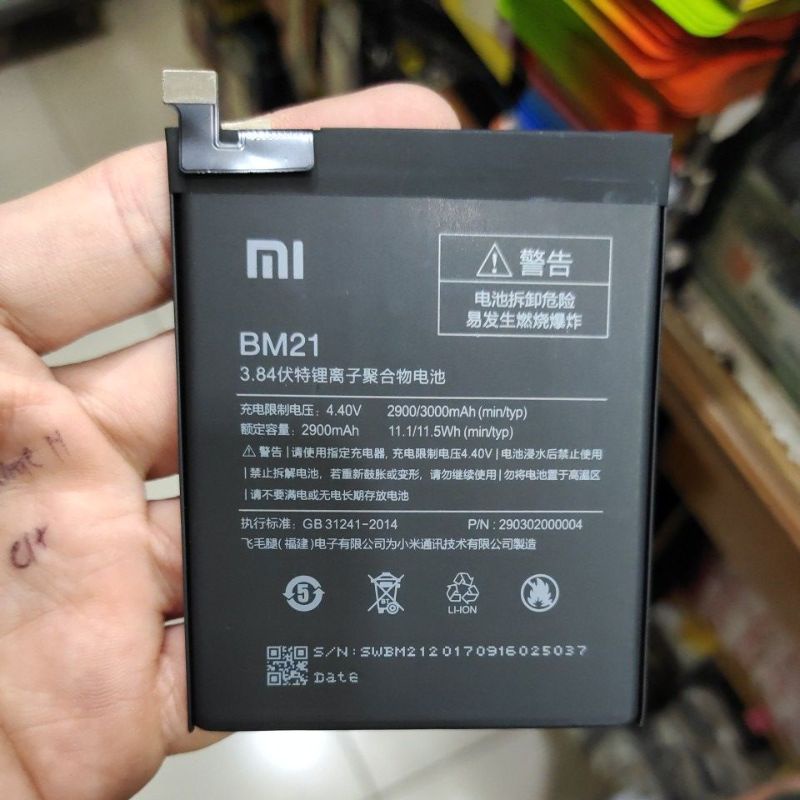 XIAOMI BN52 / BN54 / REDMI 9 / REDMI NOTE 9 PRO , XIAOMI REDMI 6X / REDMI A2 / BN36 , REDMI NOTE 5 / MI NOTE BAMBU / BM21 , REDMI NOTE 3 / NOTE3 / BM46 baterai battery batt