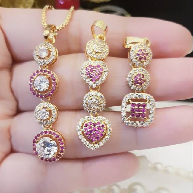 Xuping kalung lapis emas 18k