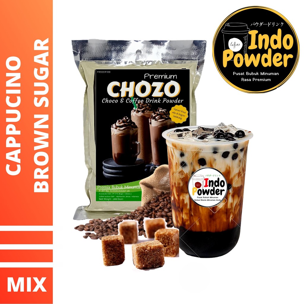 Bubuk Minuman CAPPUCCINO BROWN SUGAR 1Kg - Bubuk CAPPUCCINO BROWN SUGAR 1Kg - CAPPUCCINO BROWN SUGAR