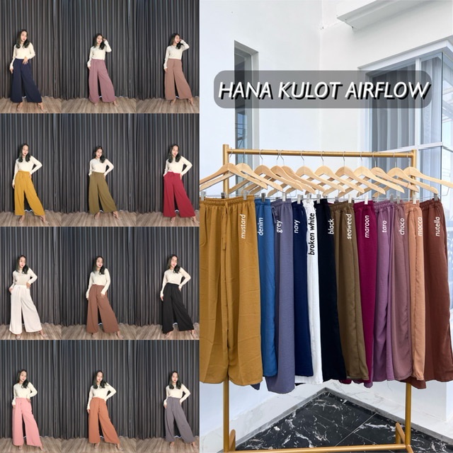 HANA HIGWAIST KULOT AIRFLOW