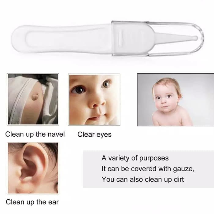 PINSET BAYI - JEPITAN HIDUNG TELINGA UPIL ANAK - BABY SAFETY TWEEZER