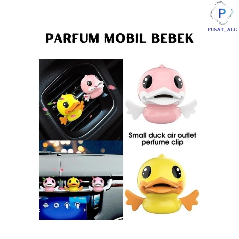 Parfum Mobil Bebek Pengharum Mobil Bebek -Cartoon Duckling Car Air Freshener Auto Air Conditioning