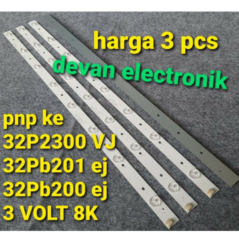 BACKLIGHT tv TOSHIBA 32P2300 VJ 32pb201ej 32pb200ej - backlight tv toshiba 8k 3v 32inch
