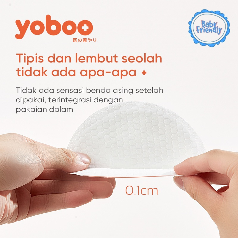 [Baby Friendly] YB-0006 Yoboo Breast Pad Penyerap ASI 30 Sheet / Pembalut Payudara untuk Ibu Menyusui