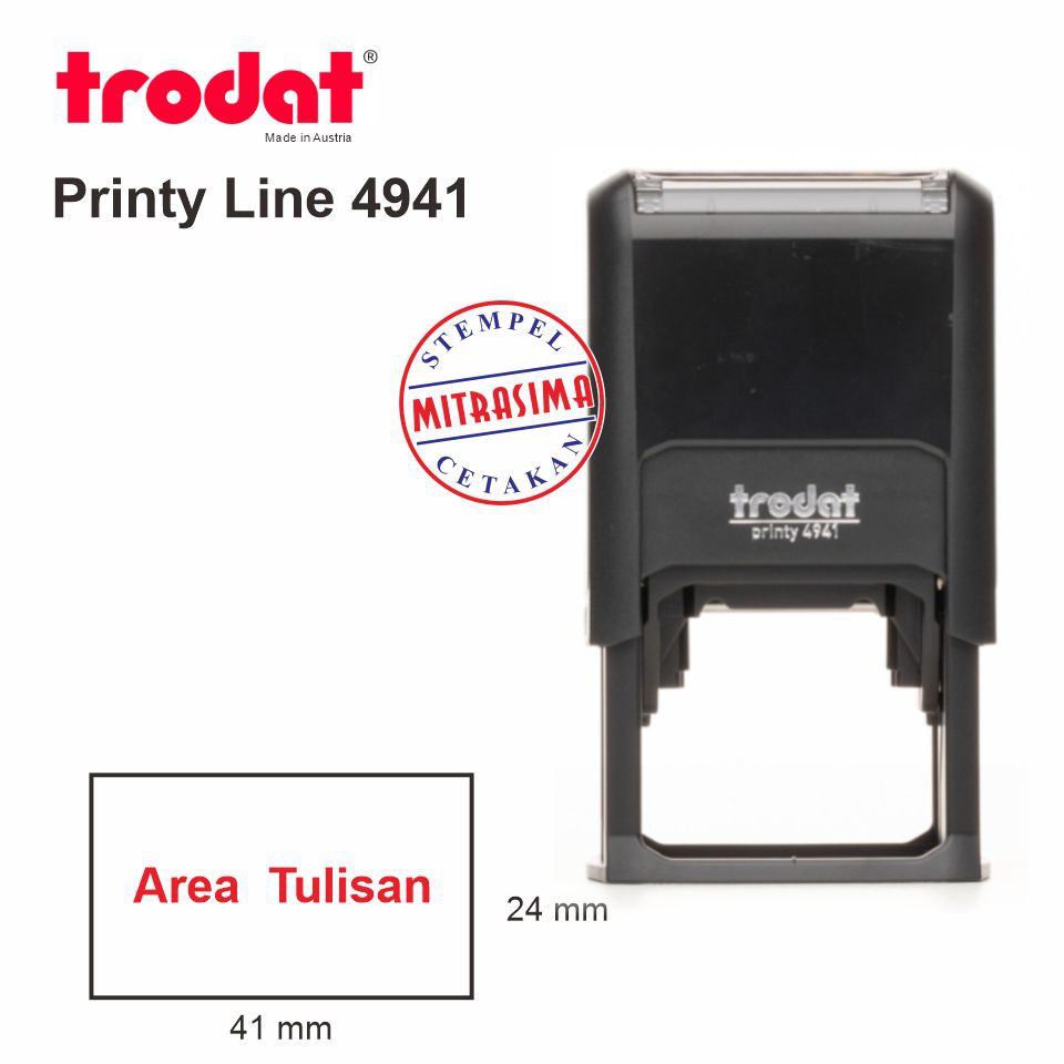 

Stempel Trodat 4941 ( Model Persegi )